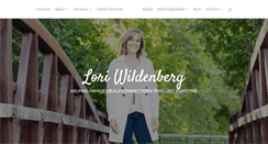 Desktop Screenshot of loriwildenberg.com