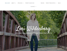 Tablet Screenshot of loriwildenberg.com